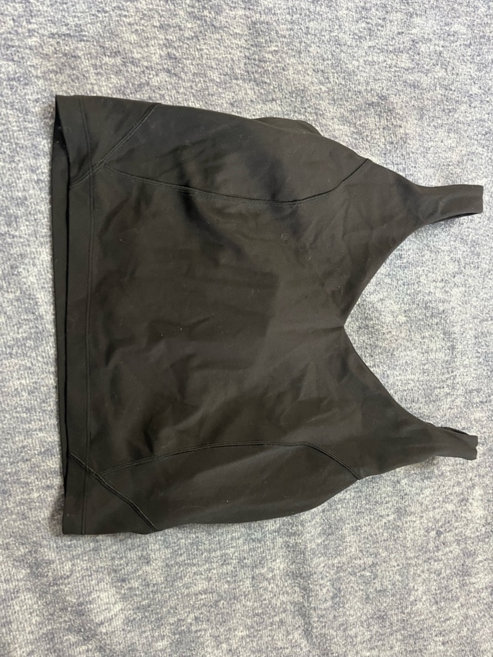 Lululemon Vneck Bra It Crop Top Black Square Dot 6 no Pads